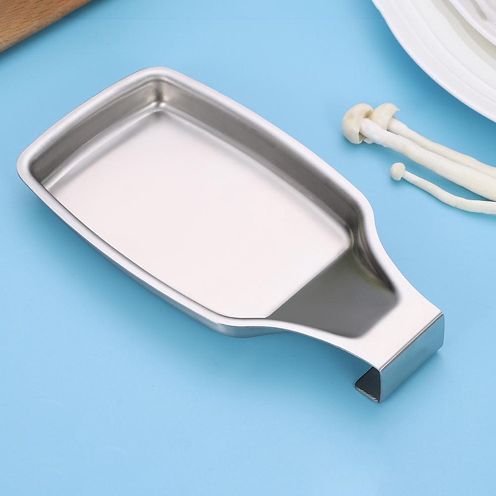 Acciaio Inossidabile Porta Utensili da Cucina Vassoio Cucchiaio Acciaio Resistente al Calore Spatola