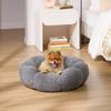 Lesure Washable Dog and Cat Pet Fully Washable and Easy to Suitable for and Small Gray Bed, Fluffy, Non-Slip, Flower-Shaped Cushion, Clean, Cats,