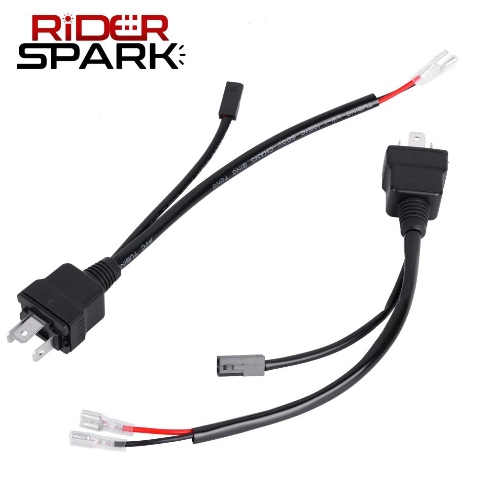 H4 LED Relay Harness For Bi-led Projector Lens LED Bulbs H4 Socket Cable Wiring LED Headlight Connector Car Lights Accessories H4-LED-Relay