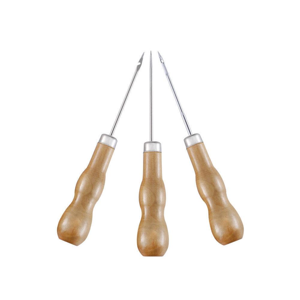 Craft Stitch Needle DIY Shoe Repair Leather Sewing Awl
