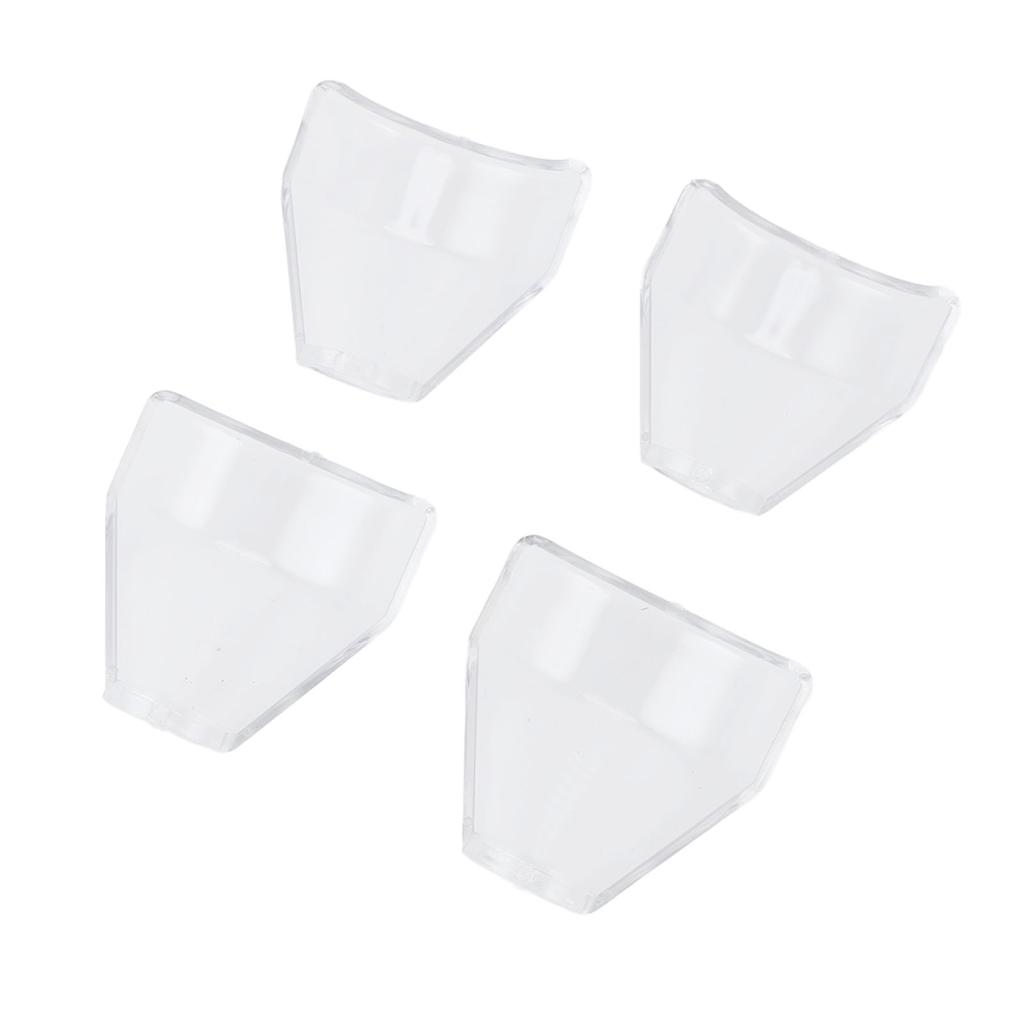 4Pcs Rotary Tool Shield Attachment ABS Transparent Dustproof Electric Grinder Drill Cover 18mm