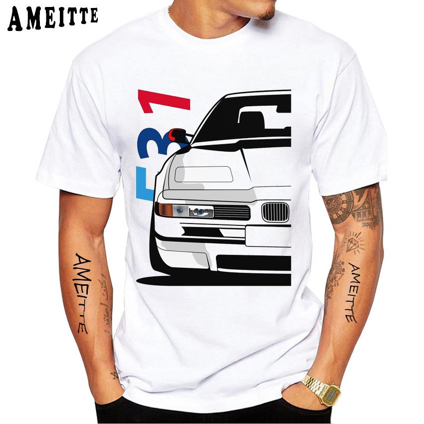 Nouveau T-shirt Manches Courtes Homme Années 90 Classique E60 E46 Voiture Rétro E30 Série E30 Hip Hop Garçon Décontracté Blancs T-shirts Légende E34 Fans T-shirt