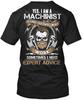 Machinist T-Shirt Made In the USA Size S To 5XL Unisex T-Shirt