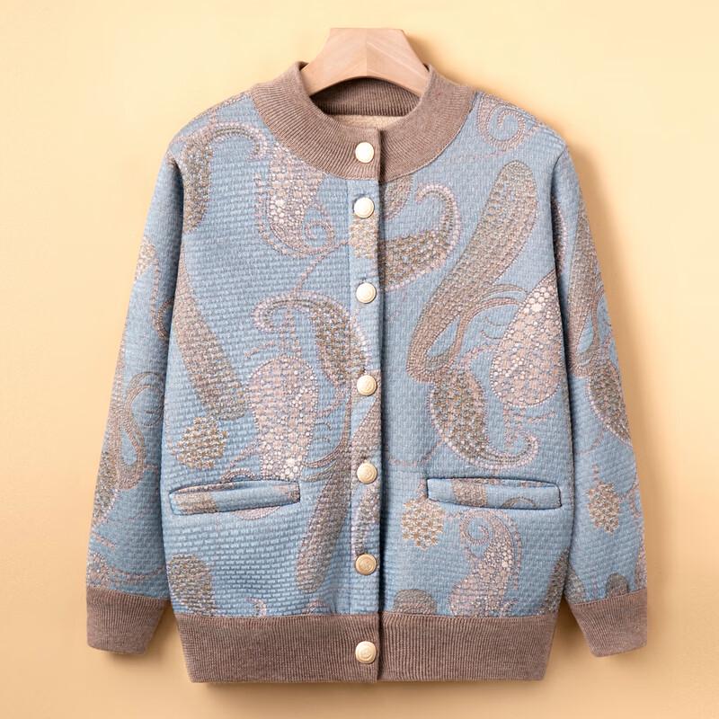 Hodo Women's Thermal Fleece Cardigan for Seniors