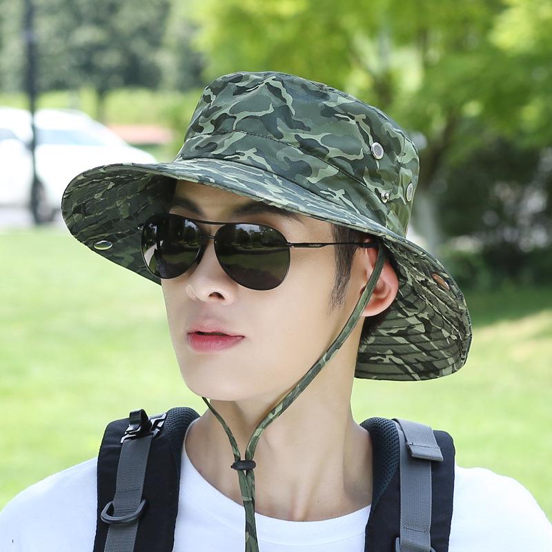 Pánský letní venkovní sluneční klobouk: Prodyšný, UV ochrana, pro cyklistiku, turistiku, rybaření a další