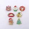 100PCS Christmas Cute Resin Flatback Slime Charms Cartoon Flatbacks for Phone Cases Nails Scrapbooking Making Decorations