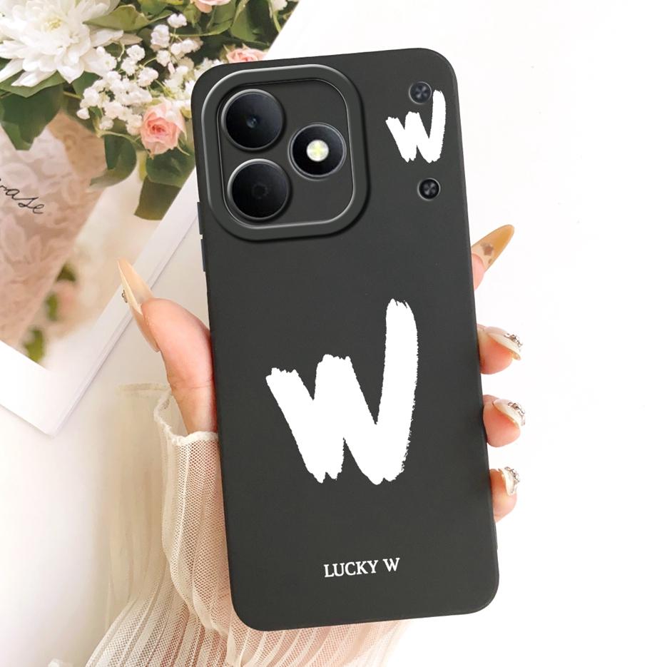 For Realme Note 80 Case RMX5388 Cute Lucky Letters Cover Shockproof Soft TPU Phone Case For Realme Note80 Note 80 4G Fundas Bags