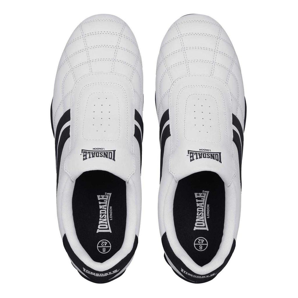 Lonsdale Mens Camden Leather Slip-on Trainers