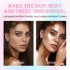 Bsimone 3D Face Brightening Highlighter Bar Cosmetic Face Contour Bronzer Shimmer Highlighter Stick Concealer Cream Makeup Tool