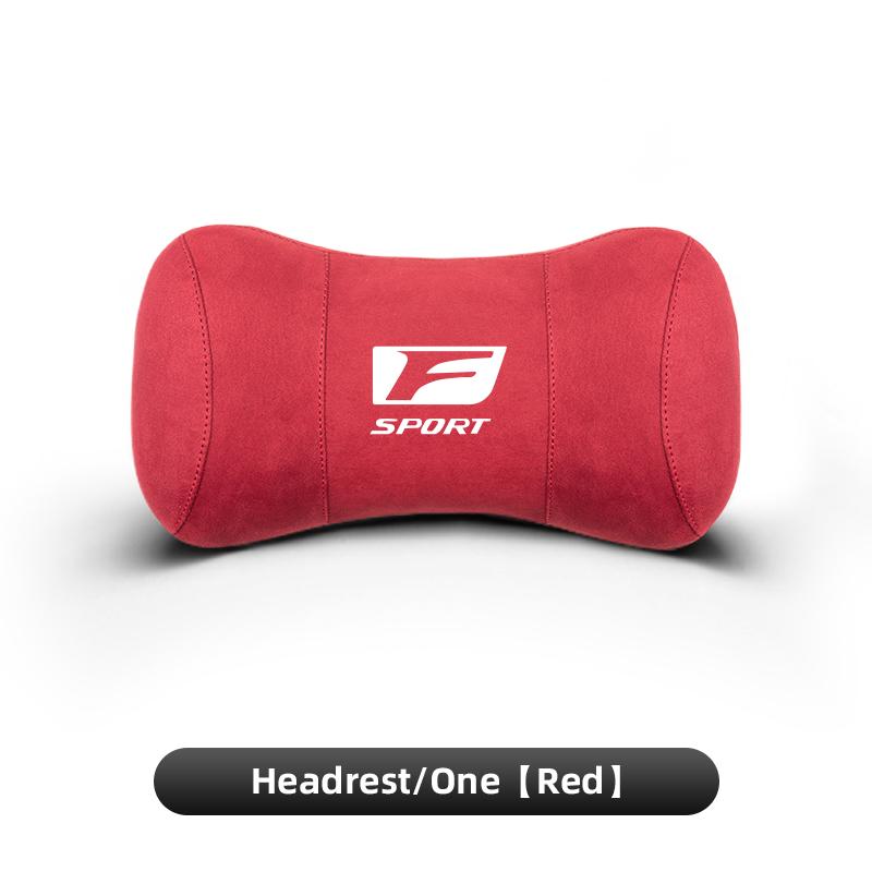 Lexus Car Seat Suede Memory Cotton Neck Pillow Headrest For Lexus LS LC RZ RX330 IS250 Ct200h ES300h RX350 IS300h NX300h RX400h