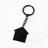 Cross-border Stainless Steel Keychain - Blank Pendant with Laser Color Printing