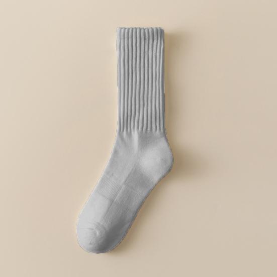 Women Slouch Socks Scrunch Crew Socks Retro Plain Color Stretchy Boot Socks for Girls Street Casual Wear Sneakers Loafers