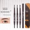 Maiolee Dual-Head Automatic Rotating Eyebrow Pencil - Waterproof, Sweatproof, Long-Lasting, Smudge-Proof