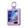 Samsung Z Flip7 Silk Ribbon Lanyard Case: Full Coverage, Skin-feel Protective Case with Ring Holder for Flip6/5.
