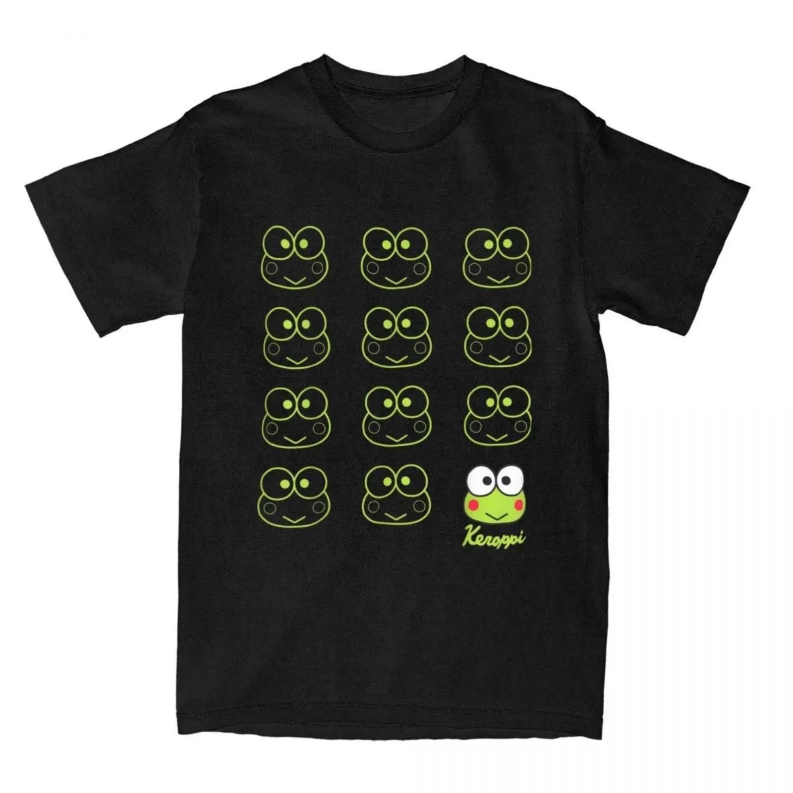 

Keroppi Real T Shirt Printed Harajuku Streetwear Versatile Men Women Vintage Short Sleeve Cotton Leisure Fashion Unisex Tops XXXXXL різнокольоровий
