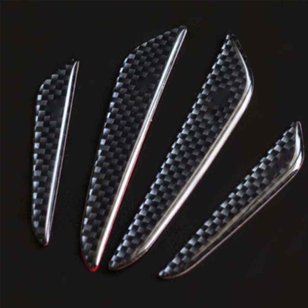4X Anti-Scratch Carbon Fiber Car Door Edge Protector Guards Sticker Trim Strip M