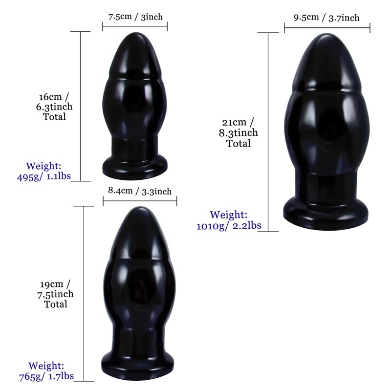 Huge Anal Cone Keel Anal Dildo for Extra Thick Diameter 7cm or Anal Goods with Suction Anal Expansion Anal Heavy Anal Beads Skin Color Set Plug,