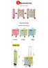Four-Wheel Folding Portable Shopping Trolley for Vegetables