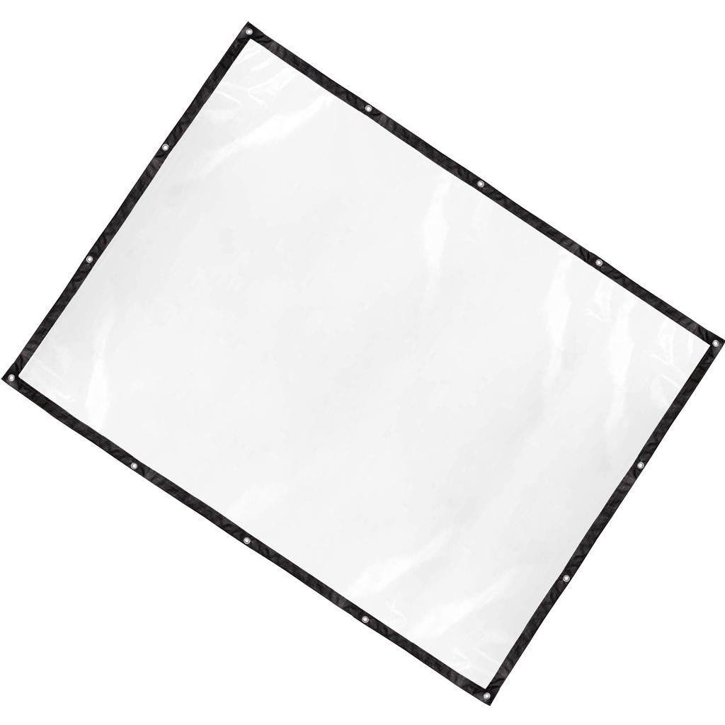 Clear Tarp Waterproofing Rainproof Transparent Plastic Tarp Cover with Eyelet for Chicken Coop Greenhouse Plant