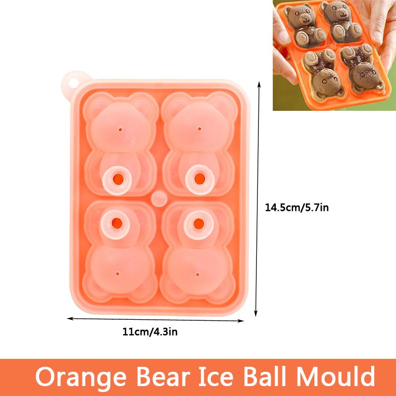 Silicone Rose Ice Cube Mold 3D Flower Shape Ice Cube Tray with Lid Ice Ball Maker for Cocktails Juice Whiskey Kitchen Gadget