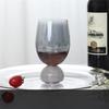 Luxus Stielloses Weinglas Becher Glaswaren Strass Rauchgrau Wiederverwendbar für Cocktails Rotwein Whiskey Glas Diamant Geschenke