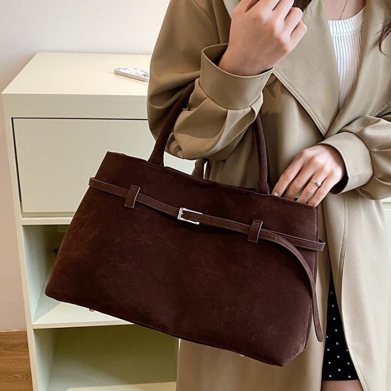 Tote Bag Ladies Autumn and Winter Large Capacity Retro Commuter Handbag Women Shoulder Bags