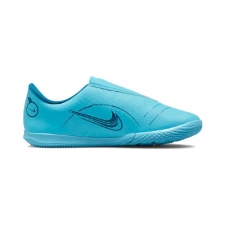 Nike Jr Vapor 14 Confortáveis Antiderrapantes Anti-Chute Absorventes de Choque Duráveis Cano Baixo Sapatos de Futebol Infantil Sapatos de Futebol Infantil Azul DJ2899-484