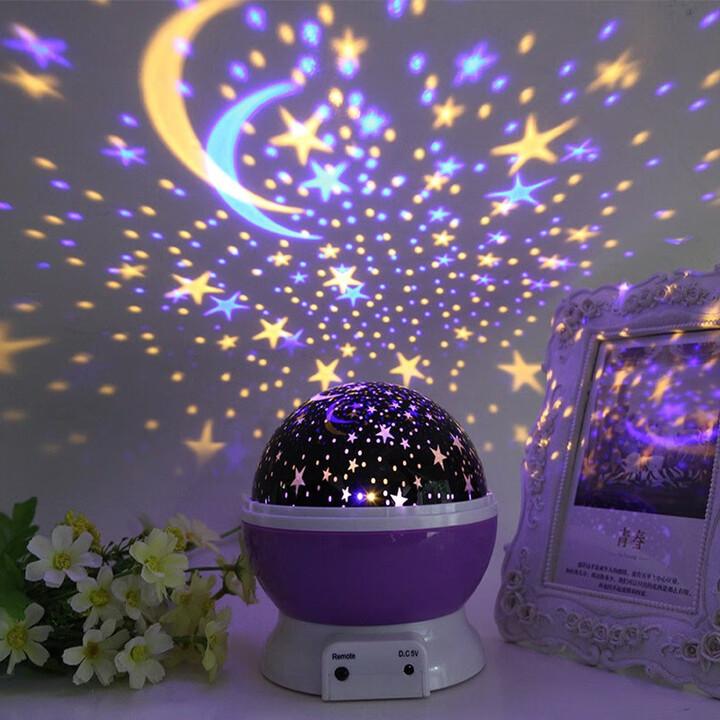 Star Light Projector Night Light Bedroom Light Romantic Gypsy Children's Stars Ambient Light Dream Sleep Birthday
