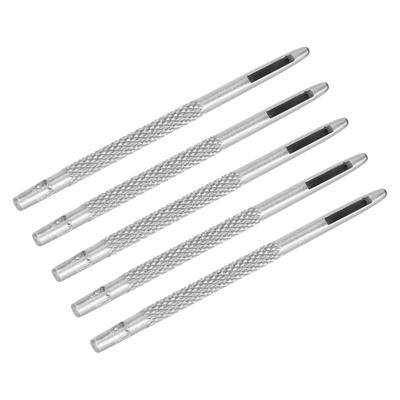 20Pcs Leather Hole Punch Carbon Steel Chromeplated Assorted Sizes Leather Punch Tool for Watch Band Belt Craft