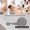 2Pcs Shower Drain Hair Catcher Silicone Drain Strainer Universal Bathroom Sink Stopper Strainer Anti Clog Drain Cover Protector