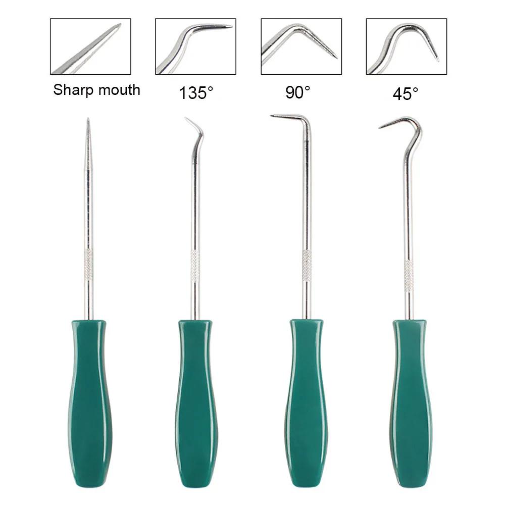 O Ring Seal Gasket Puller Remover Pick Hooks Repair Tools for Car Hot Sale 4Pcs 135mm Car Auto Vehicle Oil Seal Screwdrivers Set