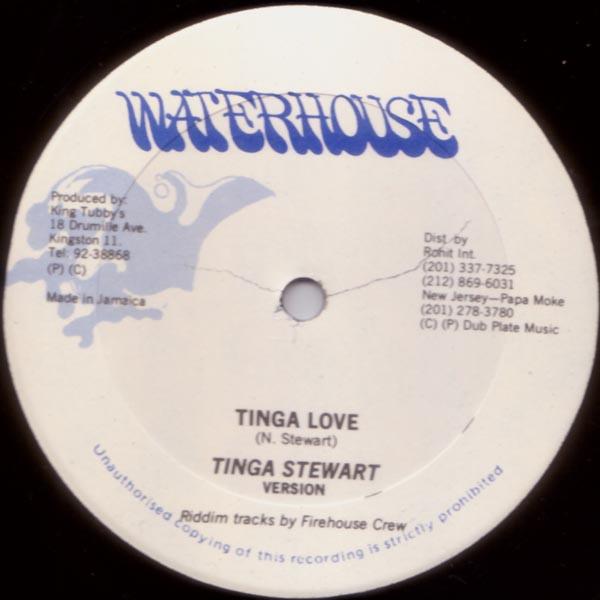 

12inch Record TINGA STEWART PHANTOM Tinga Love Knock Out Batty NONE Waterhouse Jamaica Reggae Ska Dub Used