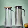 Acrylic Plastic Striped Cold Water Pitcher
