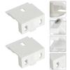 6Pcs Blind Holder Bracket Heavy Duty Window Blind Supports Ceiling Mounted Curtain Rod Brackets Easy Install Curtain Bracket