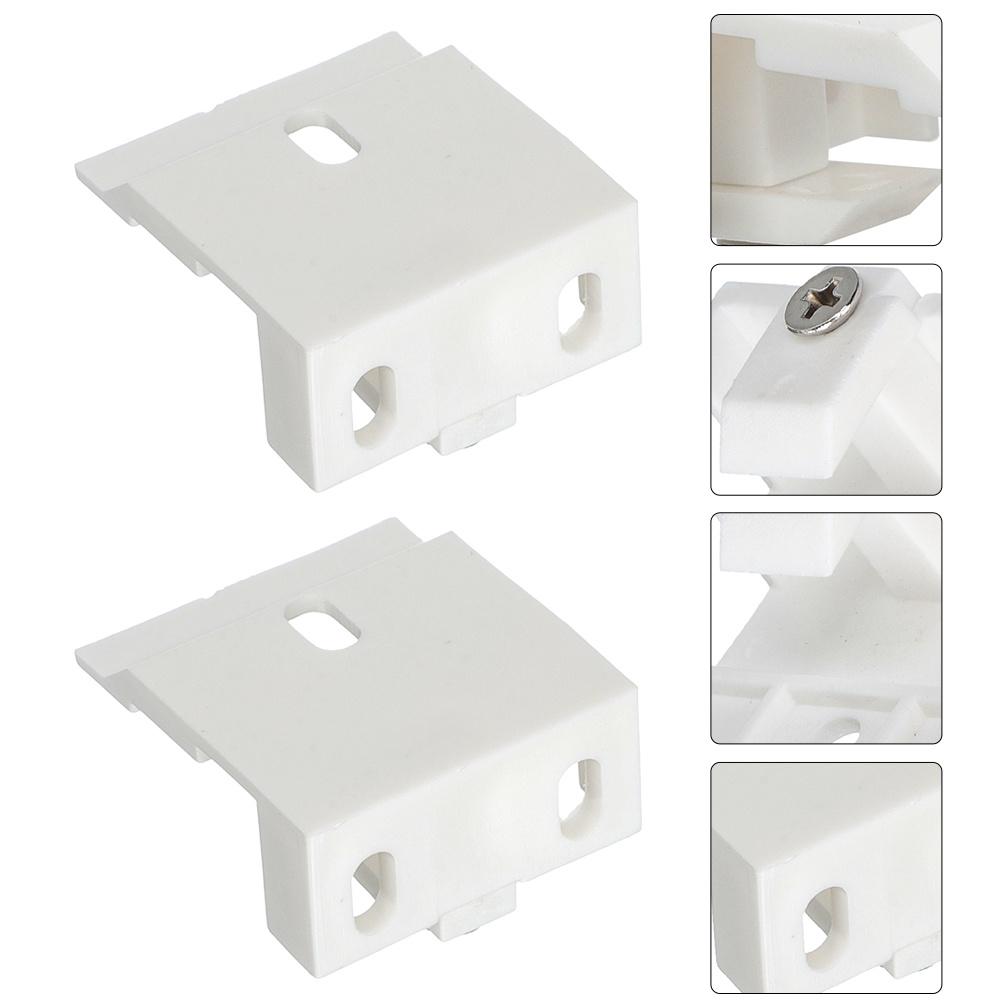 6Pcs Blind Holder Bracket Heavy Duty Window Blind Supports Ceiling Mounted Curtain Rod Brackets Easy Install Curtain Bracket