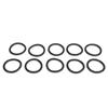 10 stuks Auto Bumper Spatbord Snelontgrendeling Bevestigingen Banden O-ring Pakkingen Rubber Universeel