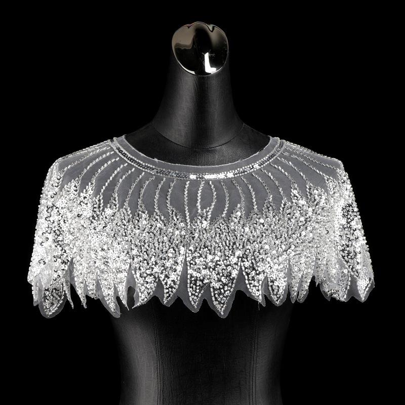 Sequin Feather Bridal Shawl: Fashionable Wedding & Dance Accessory