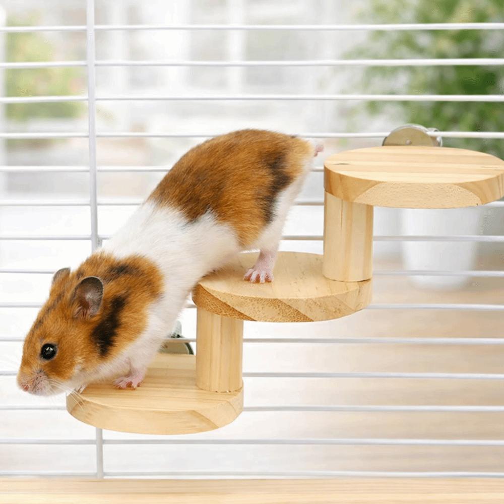 Bite Resistant Platform Jumping Board Scratching Surface Small Pets Stairs  Pet Cage
