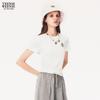 Teenie Weenie Bear Letter T-Shirt for Women