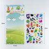 4 Sheetsset Cute Birds Cartoon Stickers Children Diy Puffy Pvc Scrapbook Stickers For Kids Notebook Bedroom Decoration