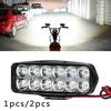 New Motorcycle ATV Spotlight 12Bead Rearview Mirror LED Light Reflector Lamp 36W