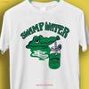 Swamp Water Punk Rock Dessin Animé Alligator Mème T-shirt Drôle Style Gamer Culte Musique P327 vintage Lavé Légèrement Respirant