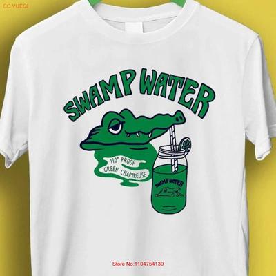 Sumpfwasser Punk Rock Cartoon Alligator Meme Lustiges T-Shirt Stil Gamer Kult Musik P327 vintage Gewaschen Leicht Atmungsaktiv