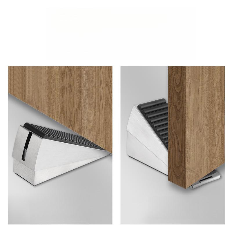 Door Stopper Door Stopper Door Stopper Anti-Collision Door Stopper Black Artifact Windproof Fixed Door Punch-Free Door Blocking