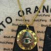 Yunjin Cross-Border Fashion God's Eye Necklace Pendant Charm