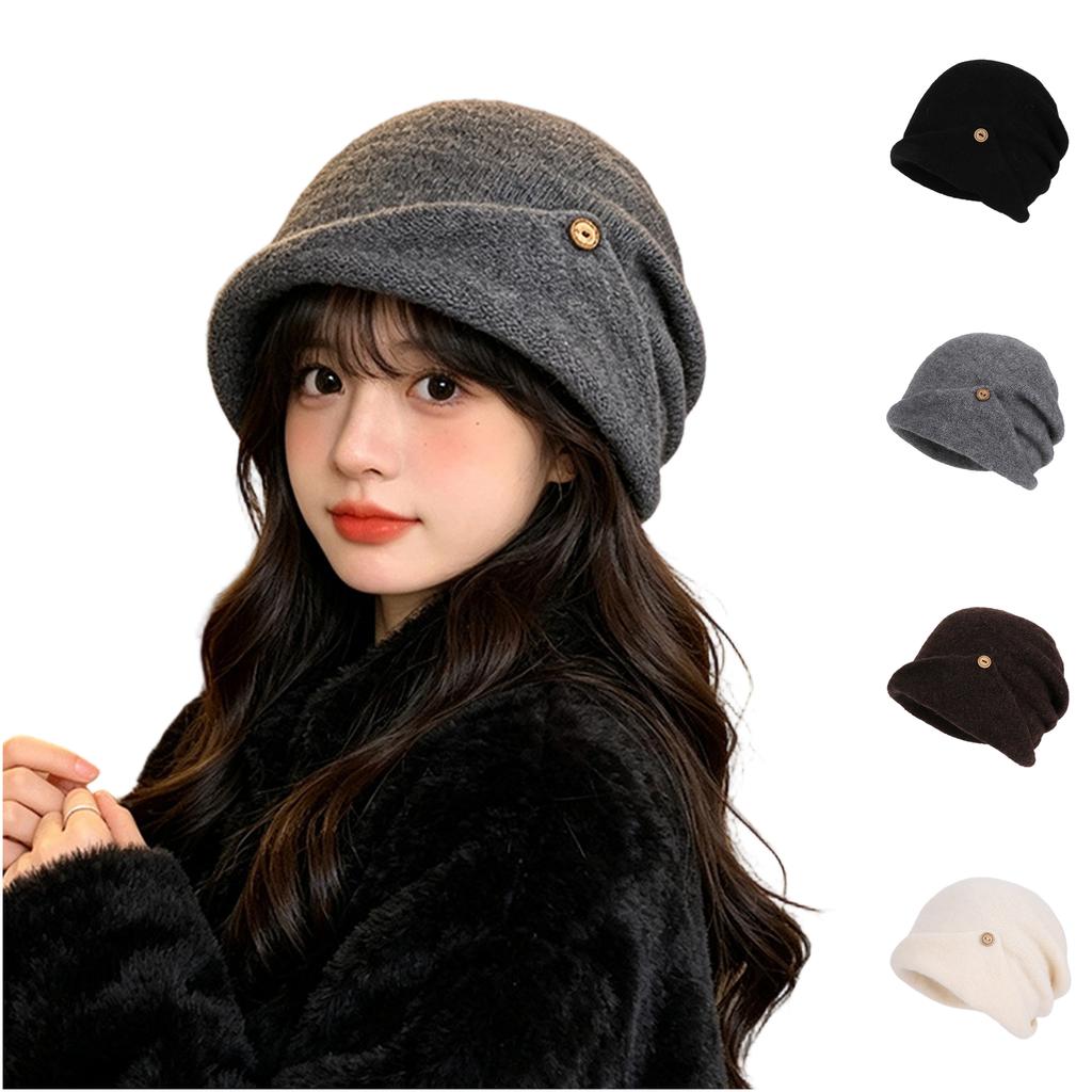 Women's Casual Versatile Slouchy Hat Warm Ear Coverage for Winter
