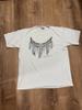 Vintage Native American Single Stitch T-Shirt Südwestliche Federn New Mexico XL