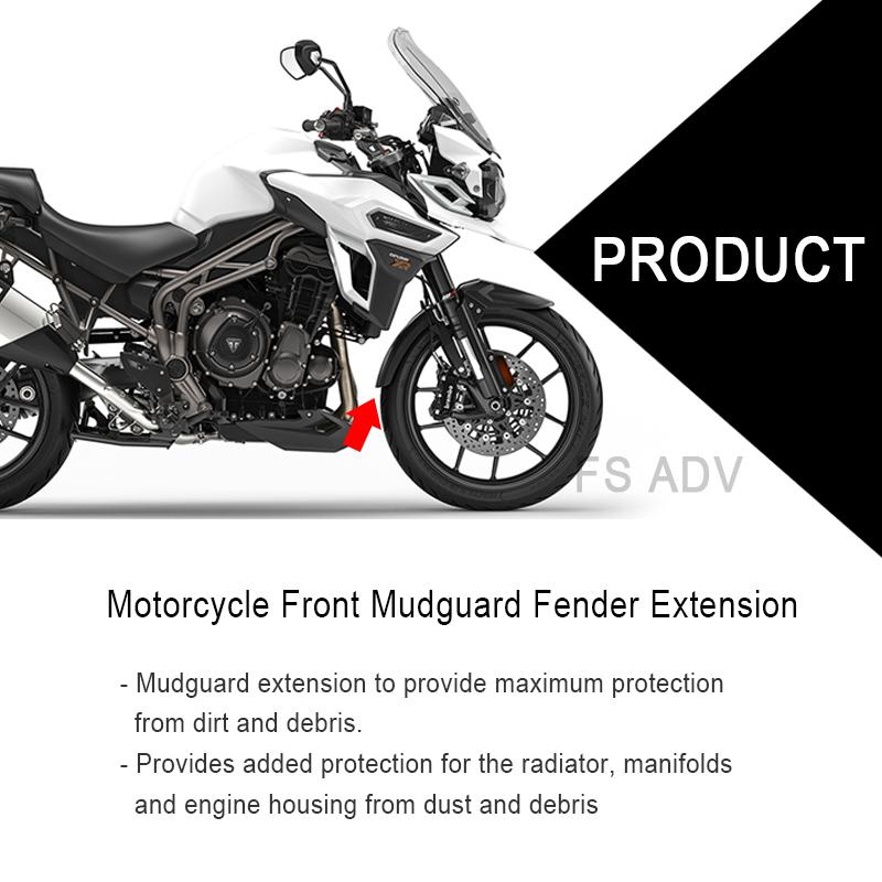 Motorcycle Accessories Front Mudguard Fender Rear Extender Extension Pad For Tiger Explorer XR/XC/XRx /XCx/XRT/XCA 2016 2017