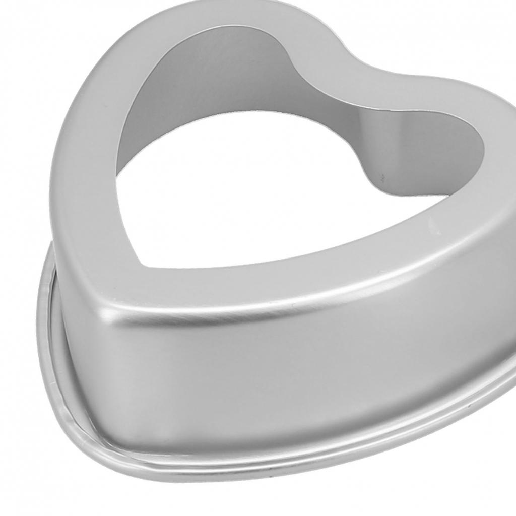 Vytvořte vzpomínky s hliníkovou formou na dort ve tvaru srdce o průměru 3 až 10 palců