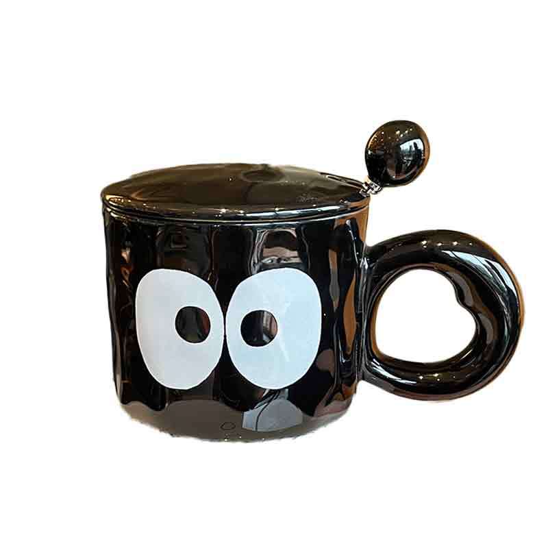 Cute Cartoon Ceramic Mug With Lid Funny Mugs Coffee Cups Cup for Tea Original Breakfast Cups Drinkware Personalized Gift Beer